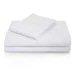 Woven 600TC Cotton Blend Sheet Set - WHITE - beddingbag.com