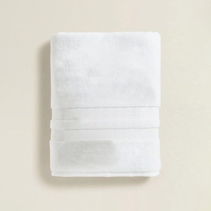 Cotton Bath Towel Pack of 2 - White - beddingbag.com