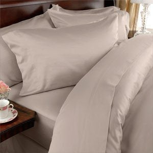 Full size 1500 Thread Count Microfiber Sheet Set in Beige