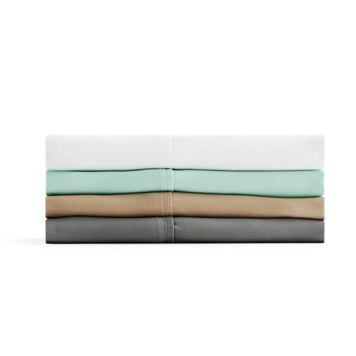 WOVEN TENCEL SHEETS - WHITE - beddingbag.com