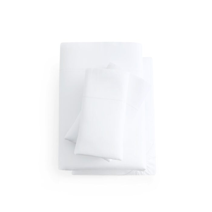 WOVEN ITALIAN ARTISAN SHEET SET - WHITE - beddingbag.com