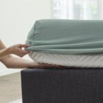 Malouf Linen-Weave Cotton Sheet Set - SAGE - beddingbag.com