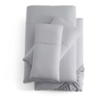 Woven Rayon from Bamboo Sheet Set - WHITE - beddingbag.com