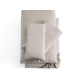 Woven Rayon from Bamboo Sheet Set - ASH - beddingbag.com