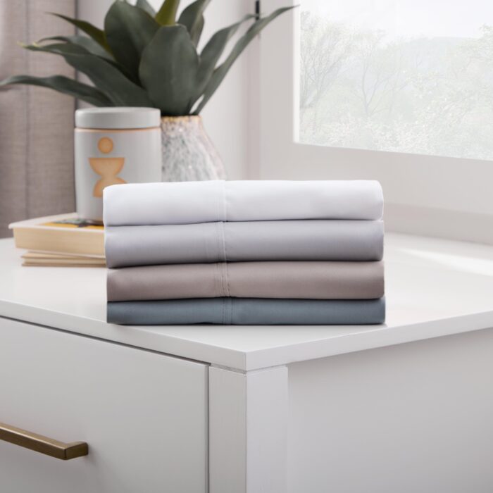 Brushed Microfiber Woven Microfiber Sheet Set - ASH - beddingbag.com