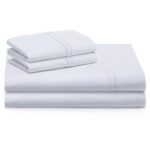 WOVEN SUPIMA COTTON SHEETS - WHITE - beddingbag.com