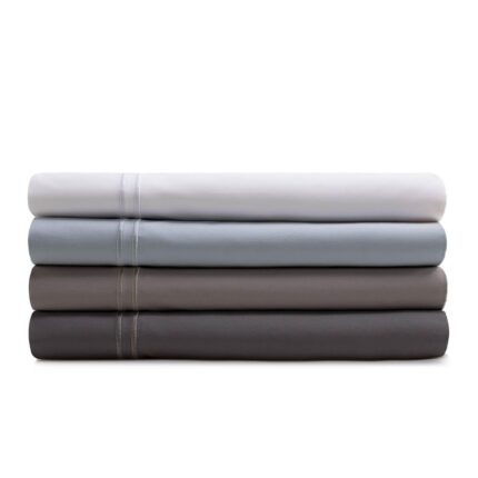 WOVEN SUPIMA COTTON SHEETS - CHARCOAL - beddingbag.com