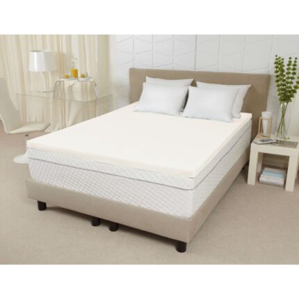 Queen size 3-inch Thick Ventilated Memory Foam Mattress Topper