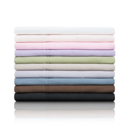 Brushed Microfiber Woven Microfiber Sheet Set - PACIFIC - beddingbag.com