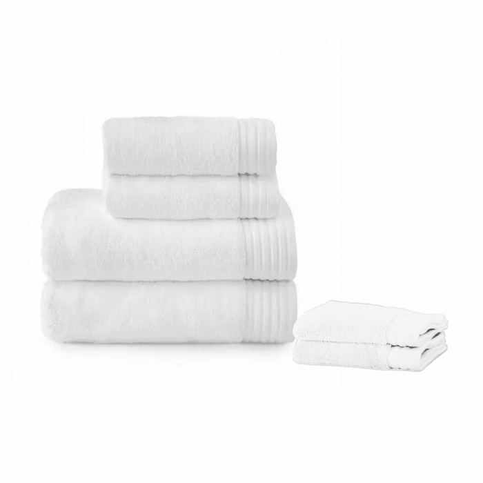 Egyptian Cotton Bath Towel Set of 6 - beddingbag.com