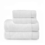 Egyptian Cotton Hand/Wash Towel Set of 4 - White - beddingbag.com