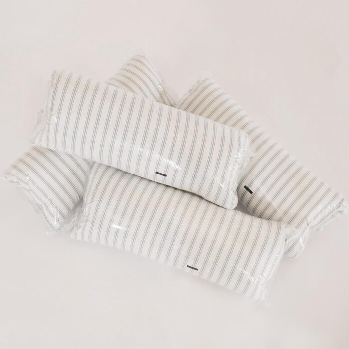 Downlite Softer/Medium Density Granny Stripe 4 Pack Down Alternative Pillows - beddingbag.com