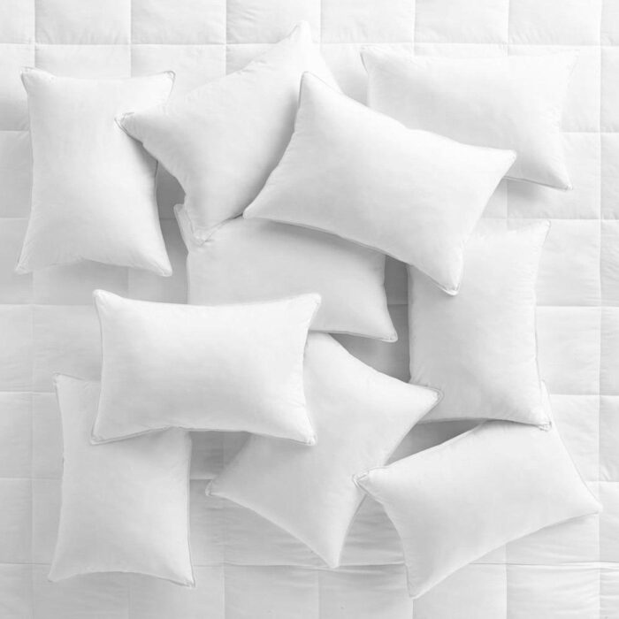 Down Alternative Bulk Pillow 10 Pack for Back & Stomach Sleepers (Hypoallergenic) - beddingbag.com