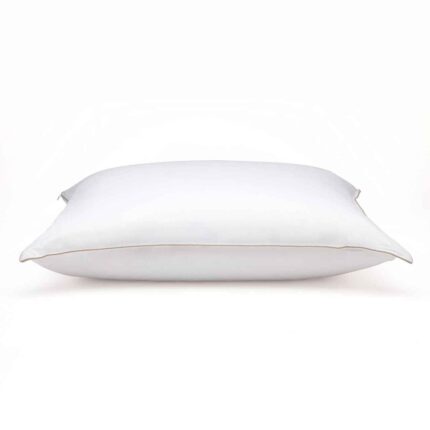 Soft White Goose Down Hypoallergenic Pillow – Perfect for Stomach Sleepers - beddingbag.com