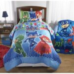 PJ Masks Kids Comforter and Sham 2-Piece Set Twin/Full Reversible - Blue - beddingbag.com