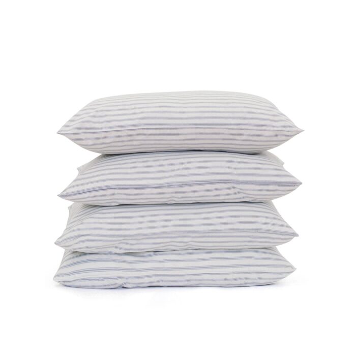 Downlite Softer/Medium Density Granny Stripe 4 Pack Down Alternative Pillows - beddingbag.com