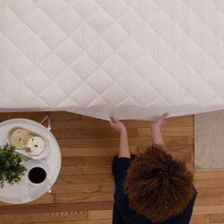 Intelli-Pedic One Down Alternative Waterproof Mattress Pad (Hypoallergenic) - beddingbag.com